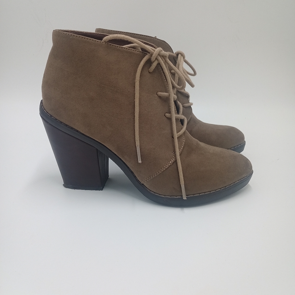 Steve Madden Suede Heeled Ankle Booties